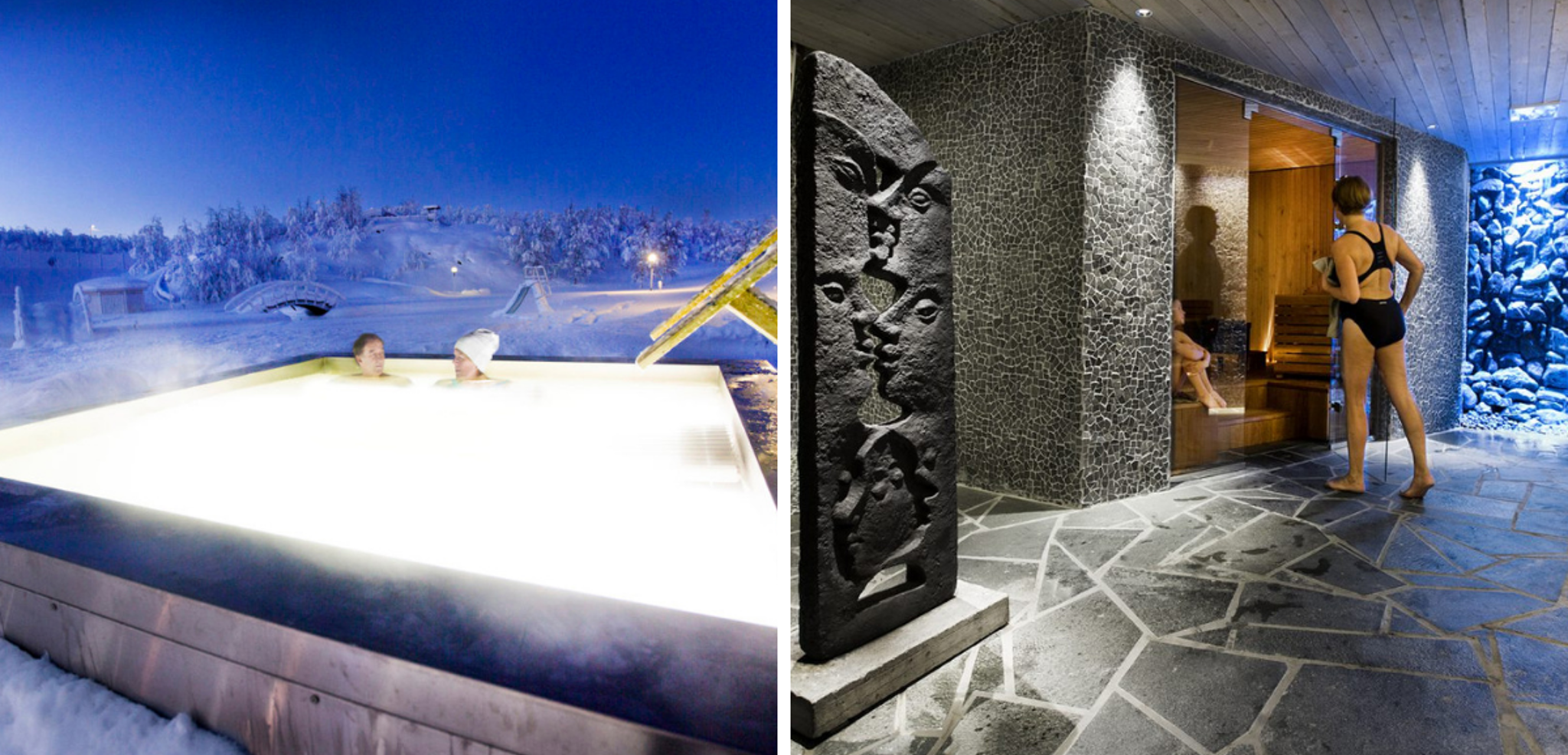 Rien de tel qu'un moment de détente au spa après vos activités extérieures !