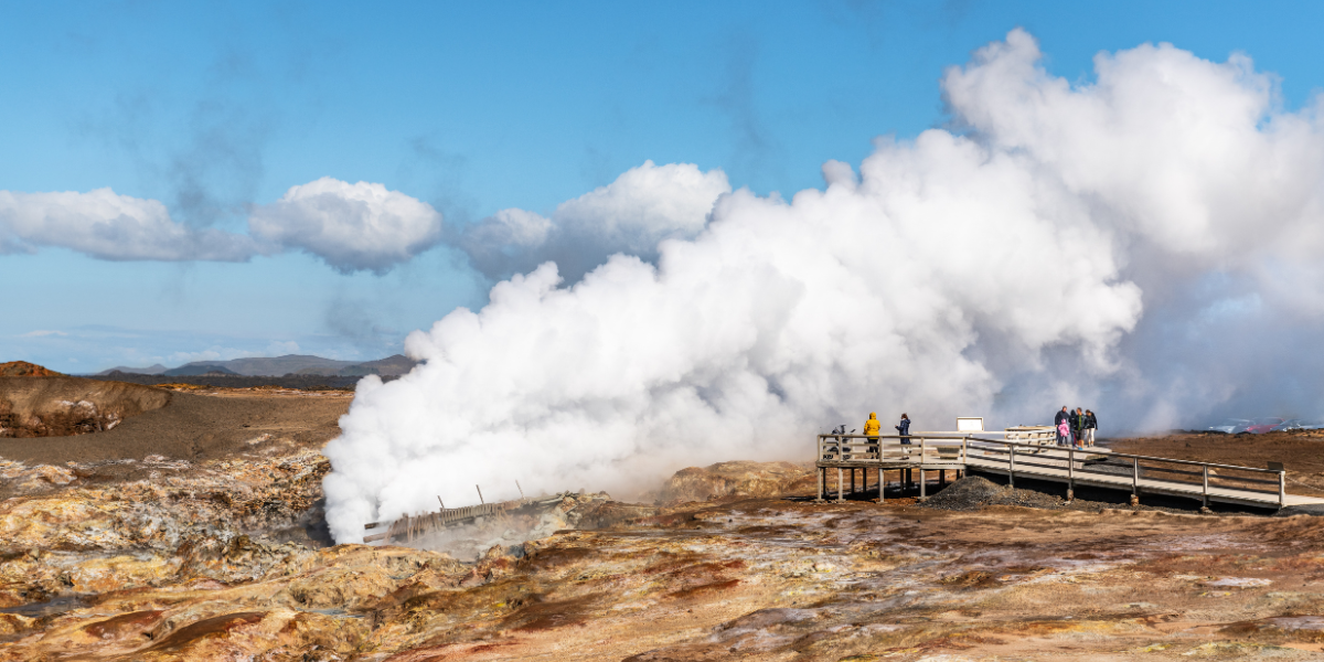 Fumerolles de Gunnuhver, Islande