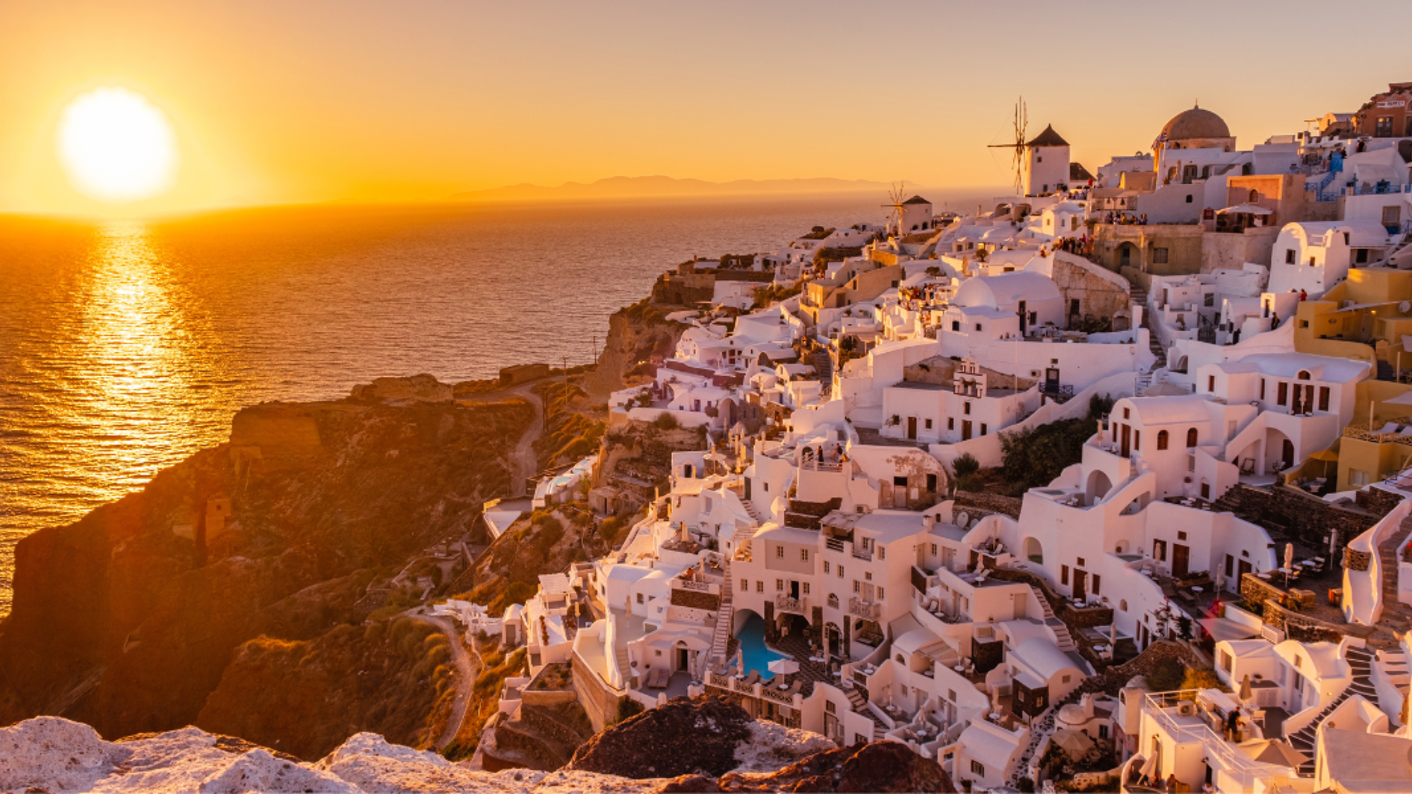 Le coucher de soleil sur Oia - jour 3