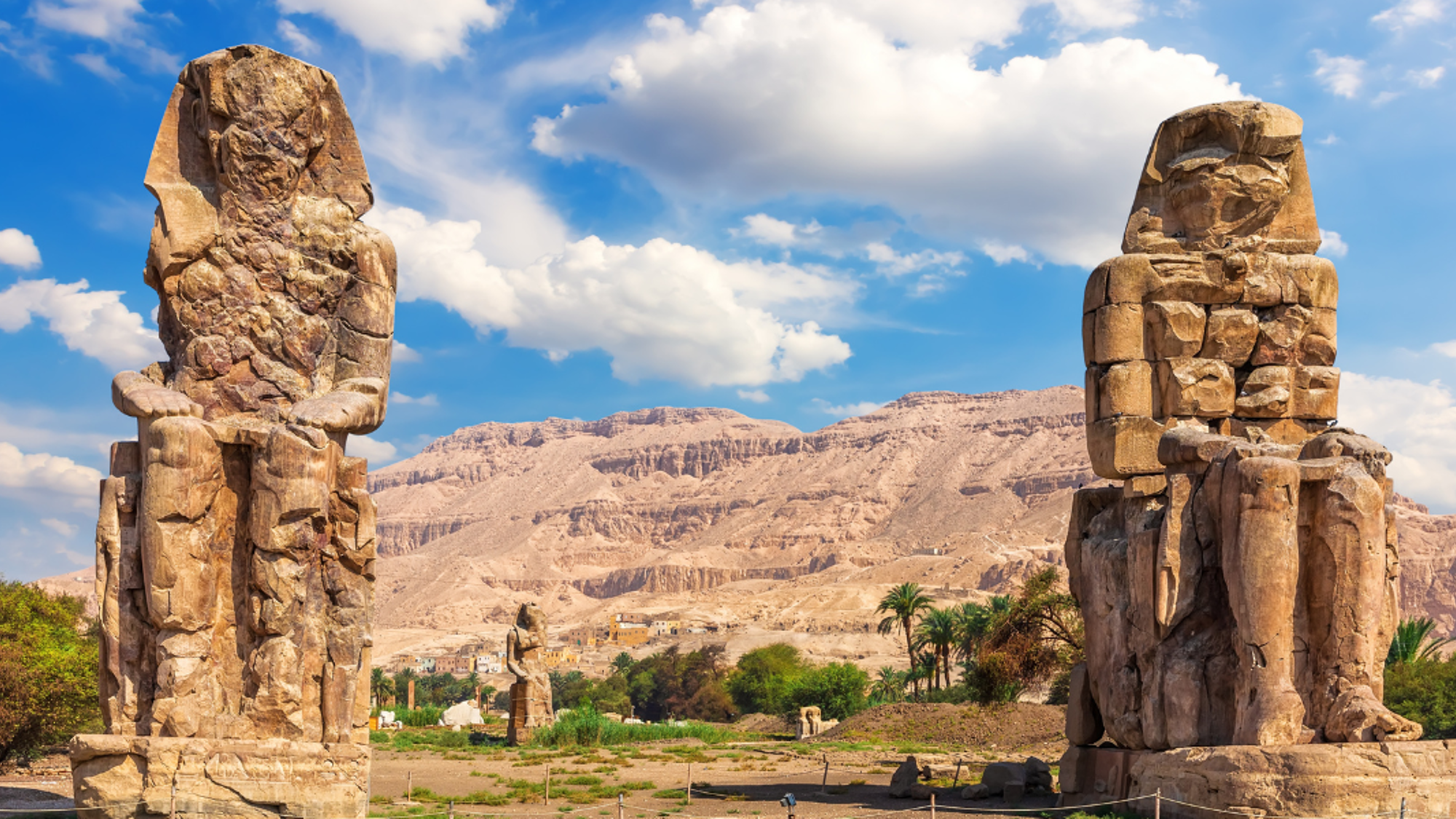 Un arrêt photo aux Colosses de Memnon - jour 3
