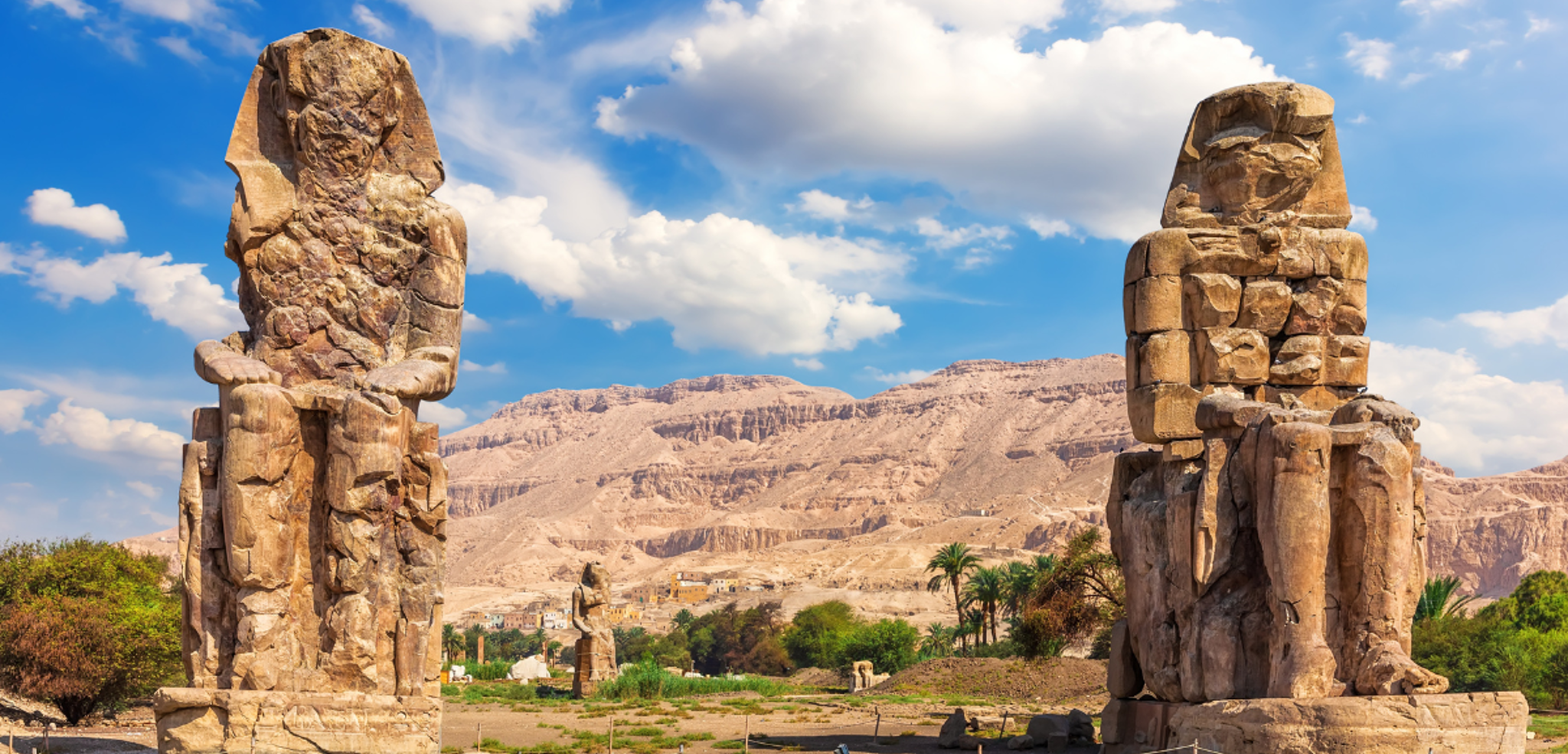 Un arrêt photo aux Colosses de Memnon - jour 3