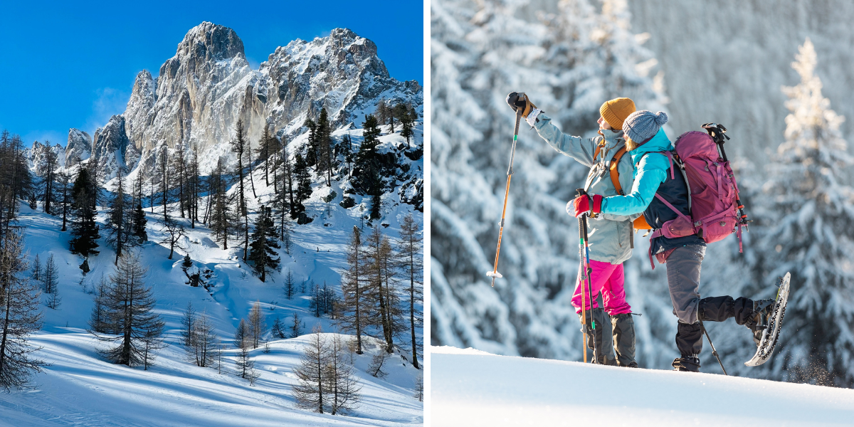 Au programme : des randos en raquettes...