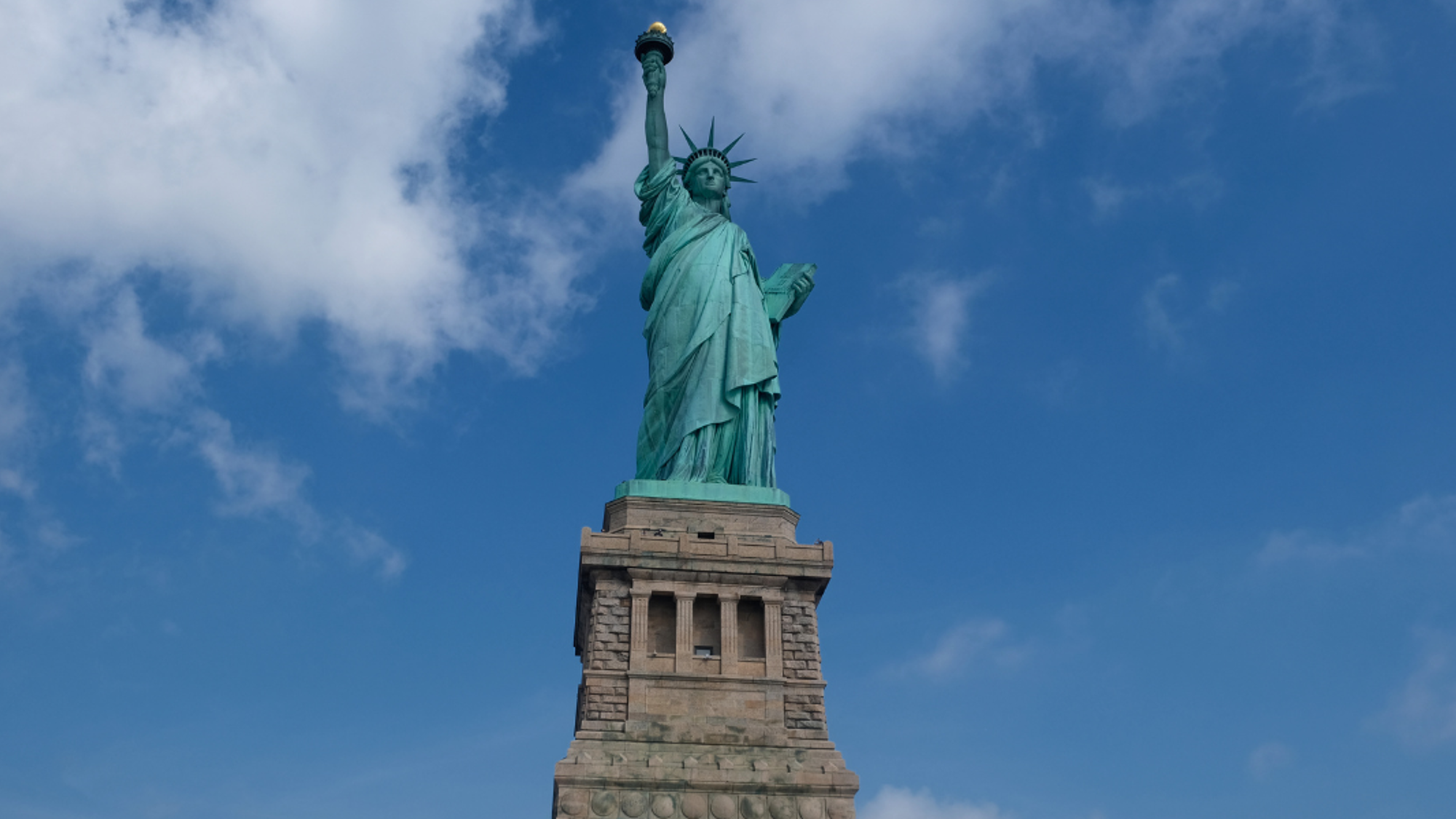 Dites "hello" à la Statut de la Liberté