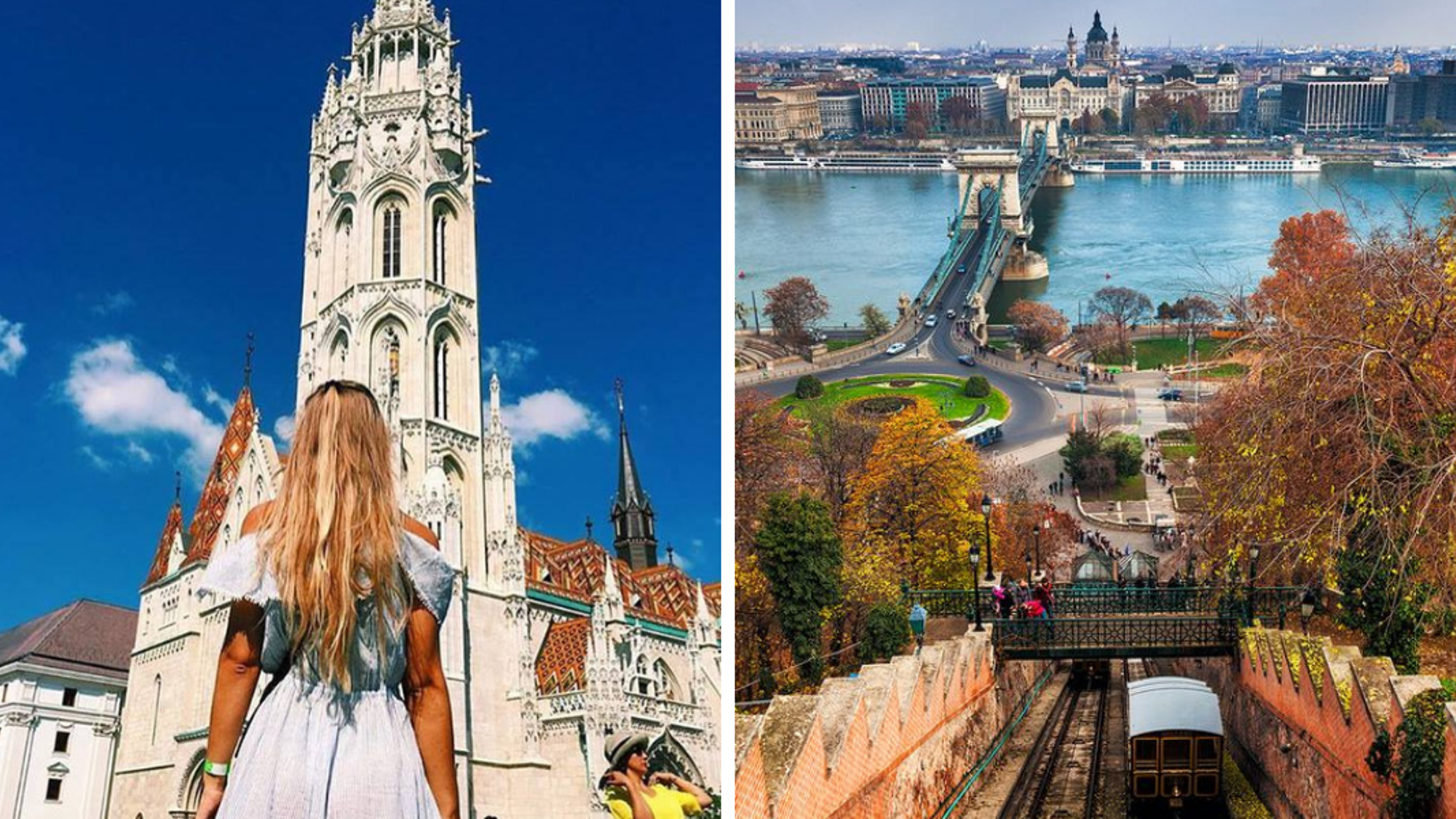 Eglise St Mathias et vue depuis le Chateau royal