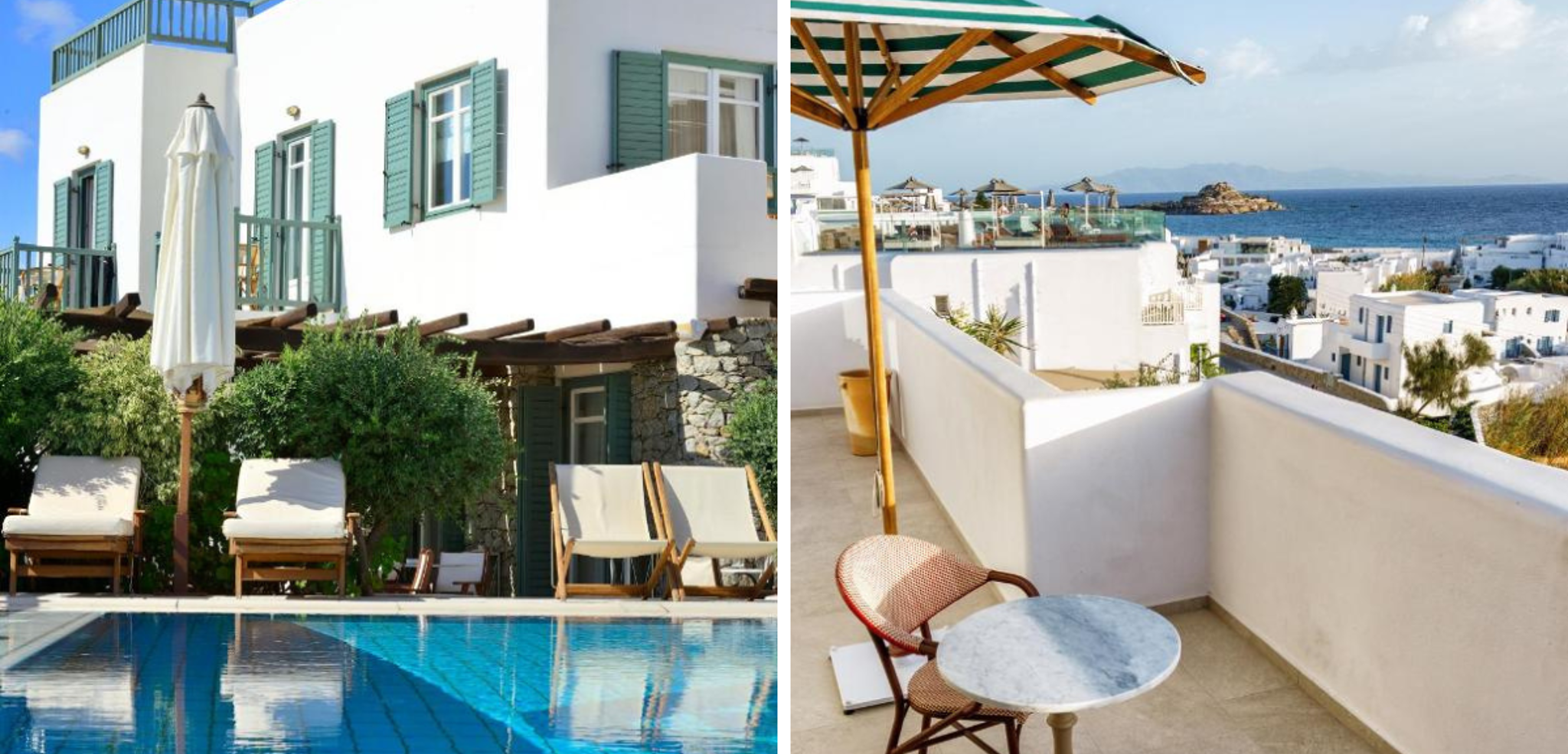 Avec une décoration inspirée des Cyclades