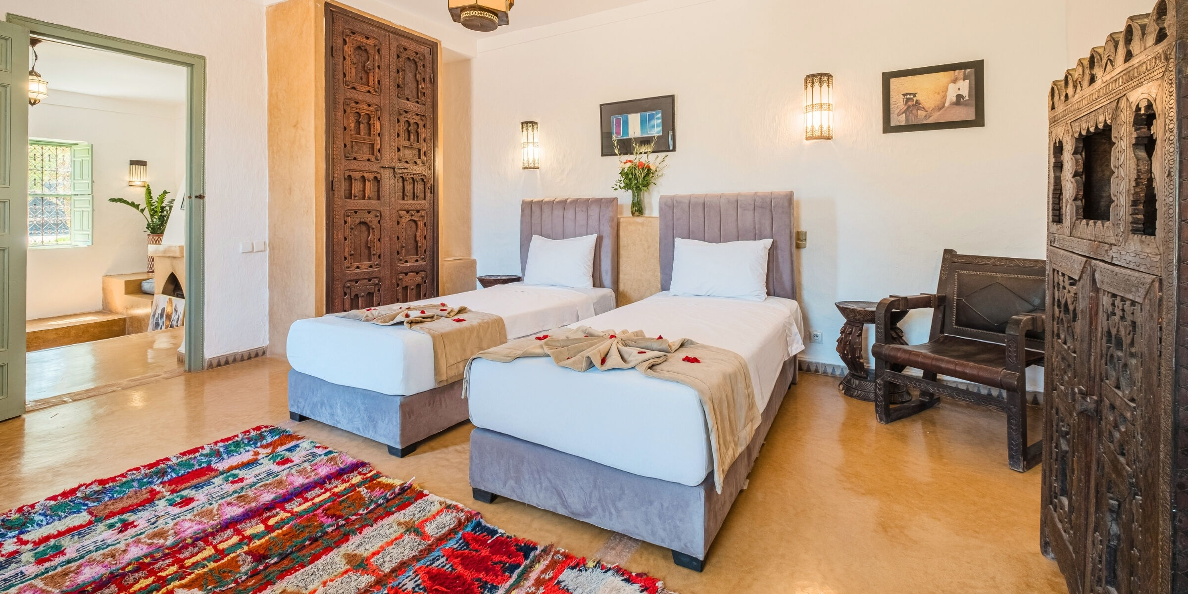 Des chambres cosy à la décoration soignée  