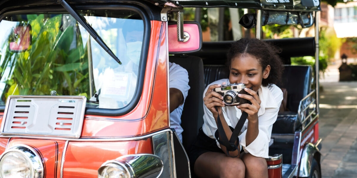 Virée en tuk-tuk, Chiang Mai, Thaïlande