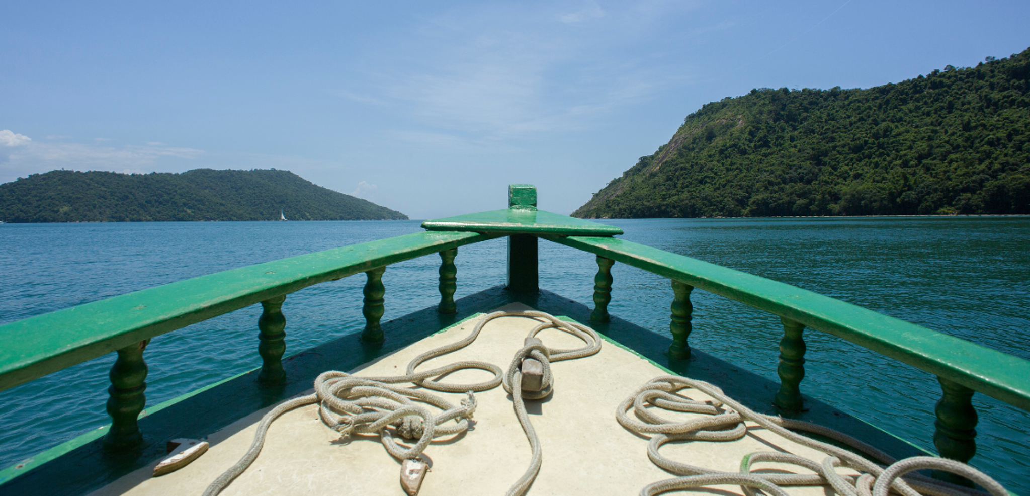 En bateau à Paraty