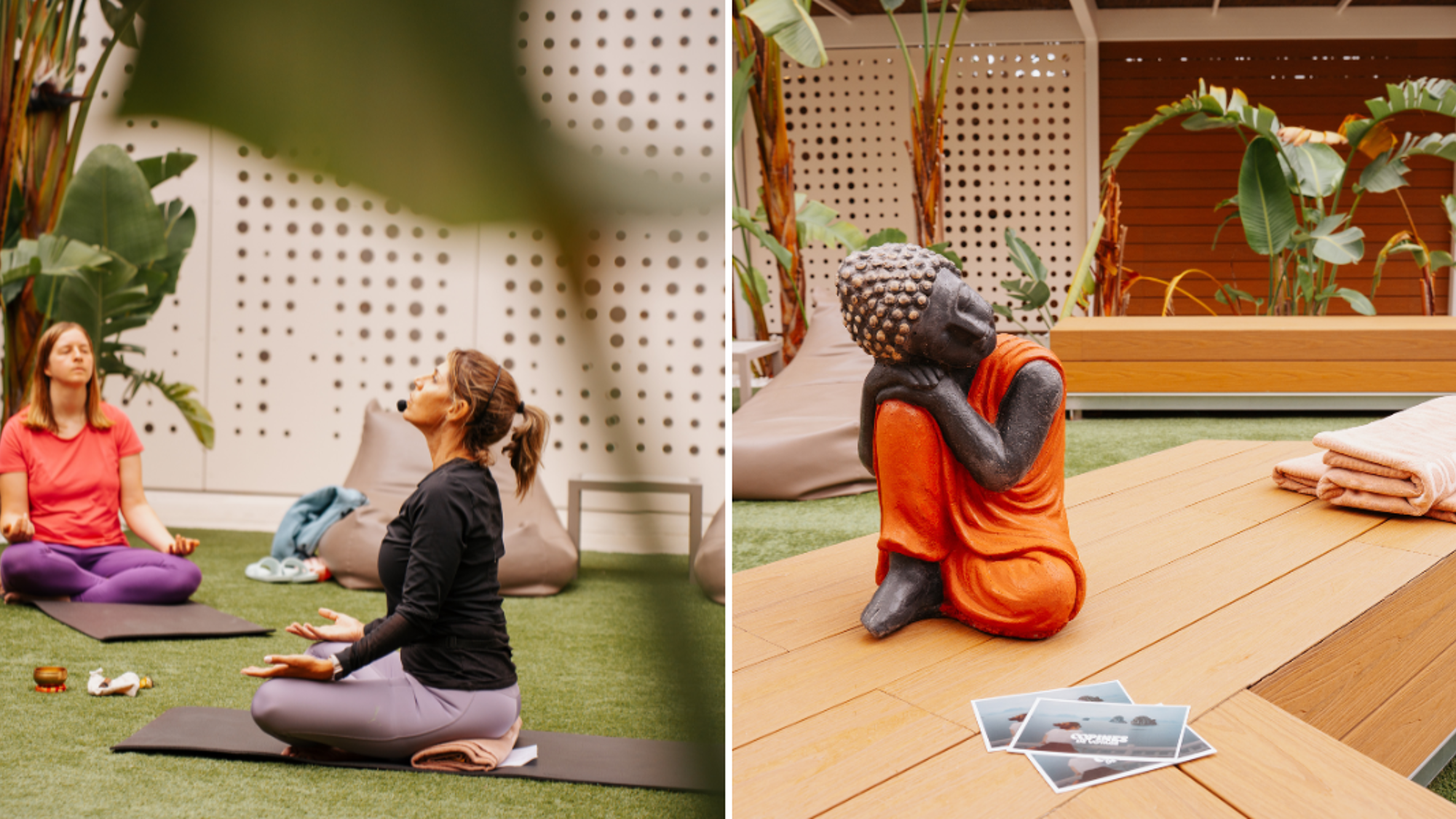 Séance yoga, Malgrat de Mar ©Olivia Leung