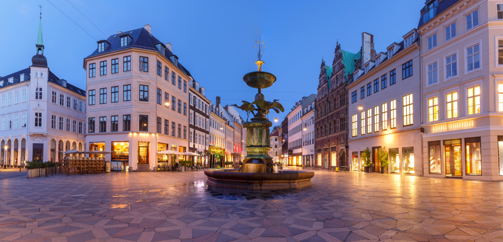 Fontaine des cigognes, place Amagertorv