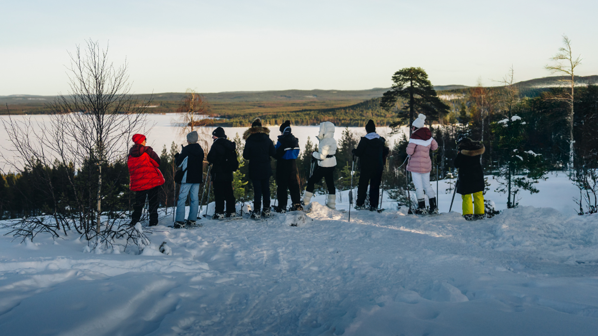 Une balade en raquettes