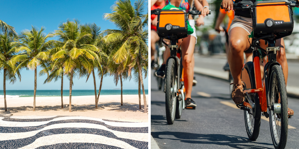 Balade à vélo sur le front de mer 