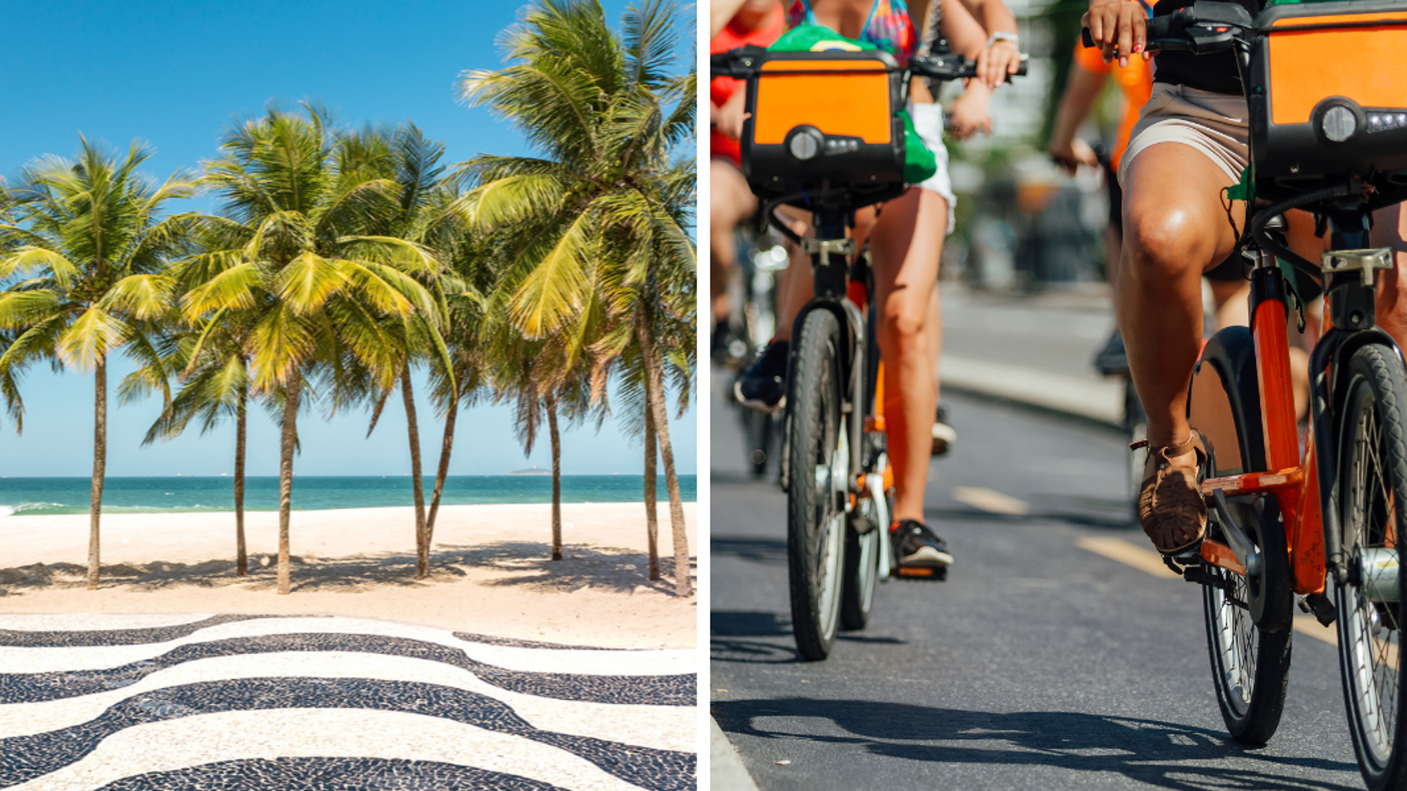 Balade à vélo sur le front de mer