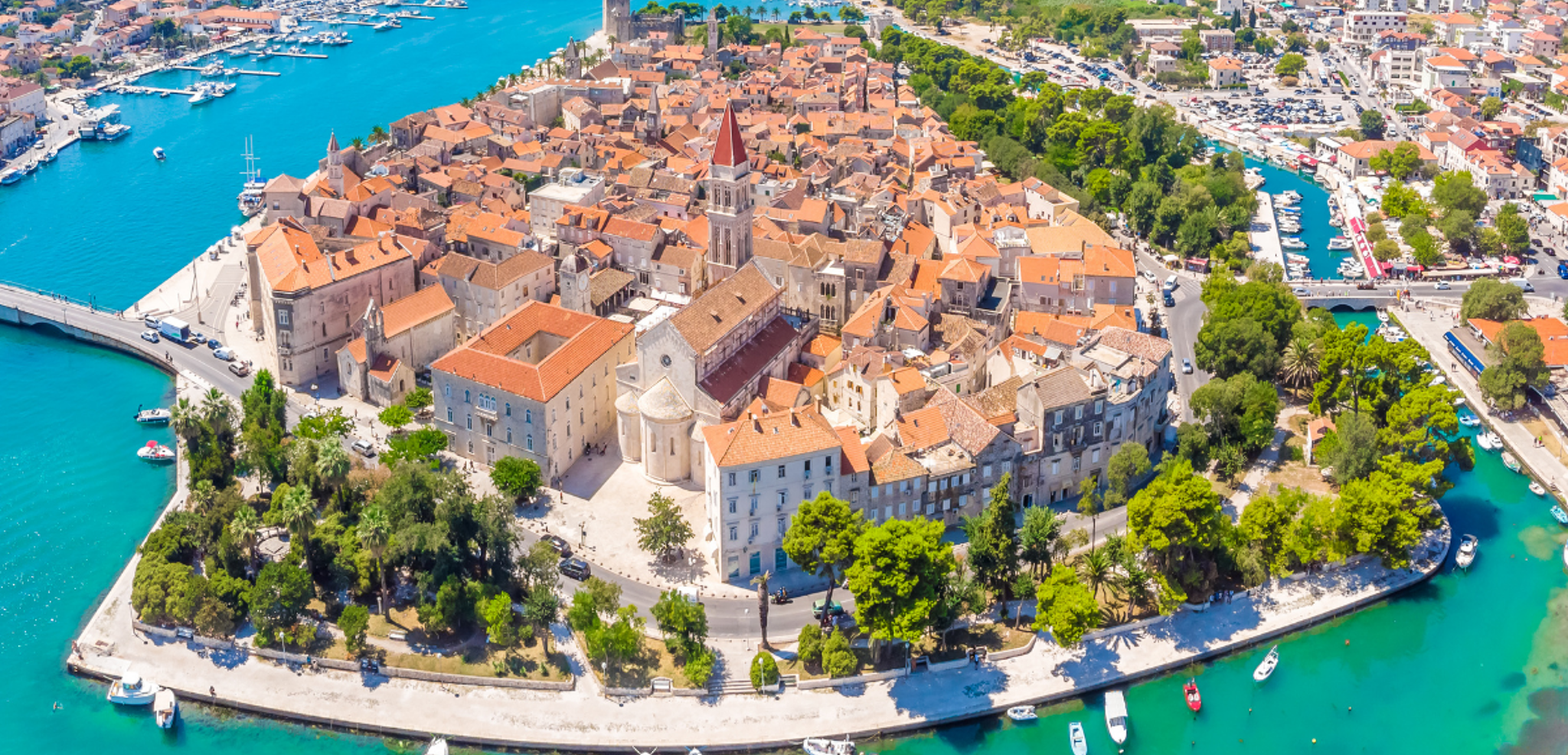 Et la surprenante Trogir, perchée sur une petite île