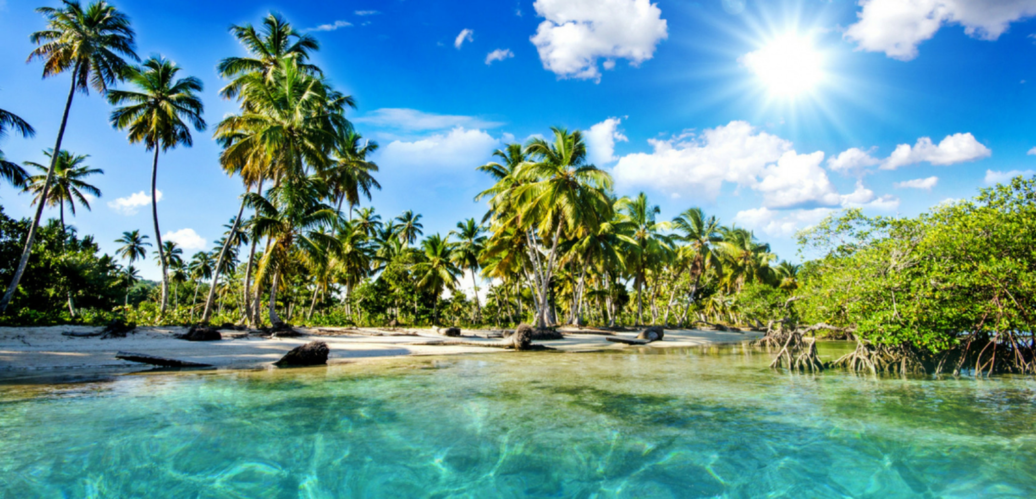 Plongez dans une eau cristalline...