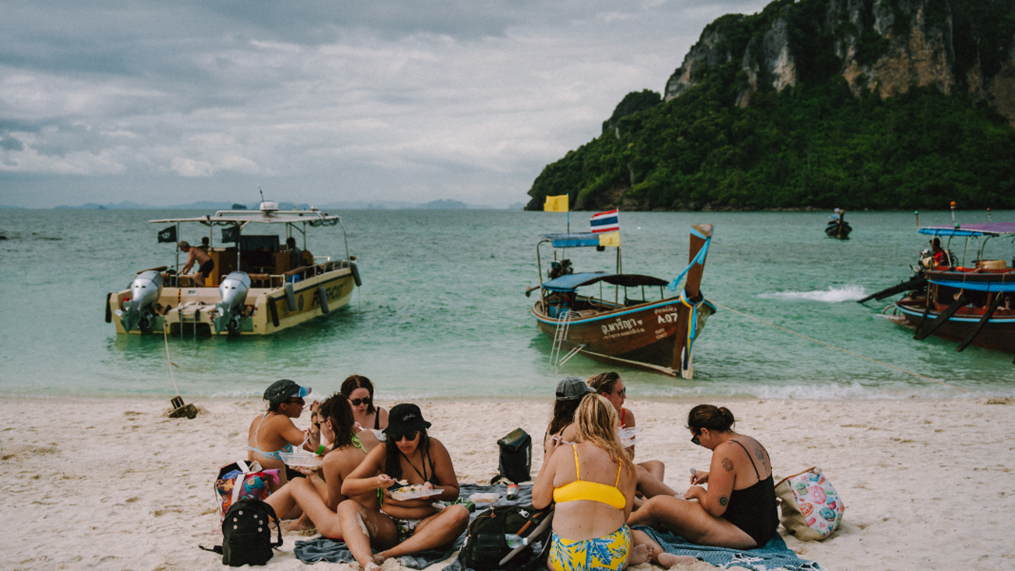 Pique-nique sur la plage