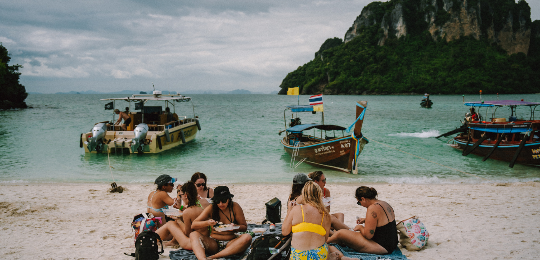 Pique-nique sur la plage
