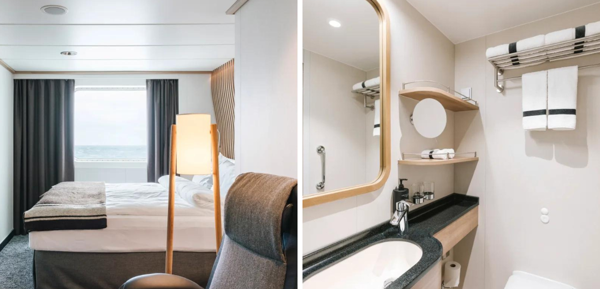 Avec une cabine confortable, à partager avec une autre copine