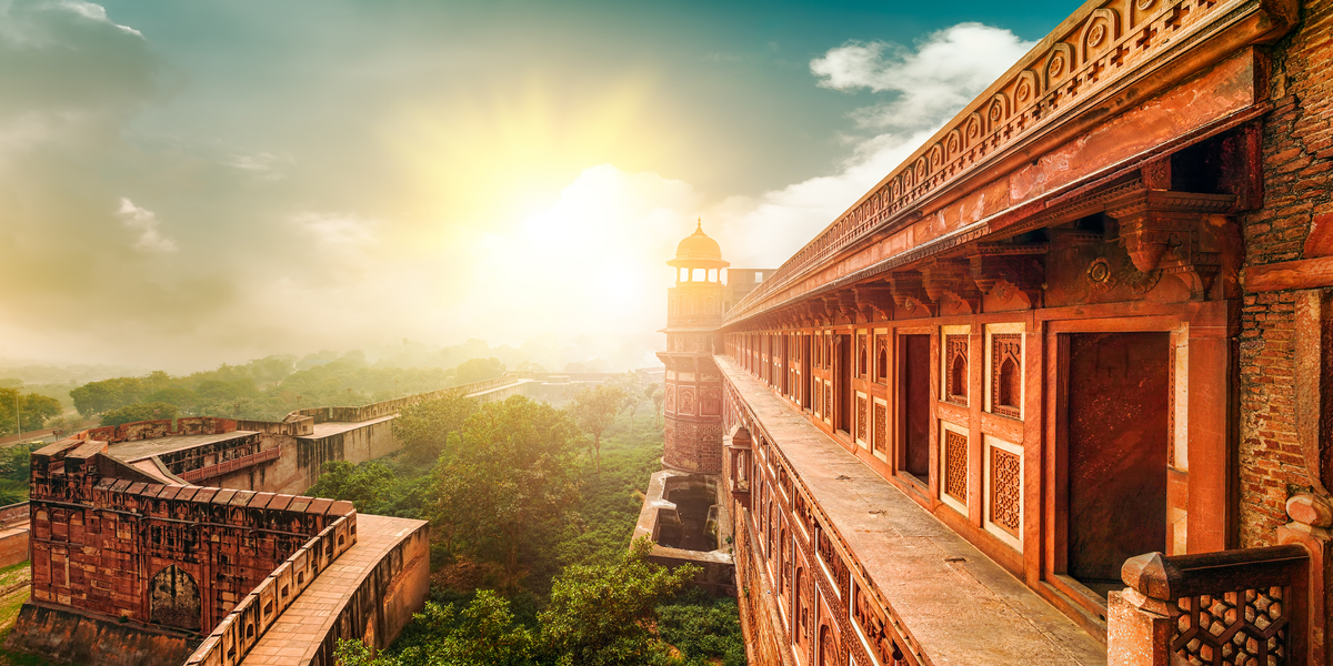 Le fort rouge d'Agra