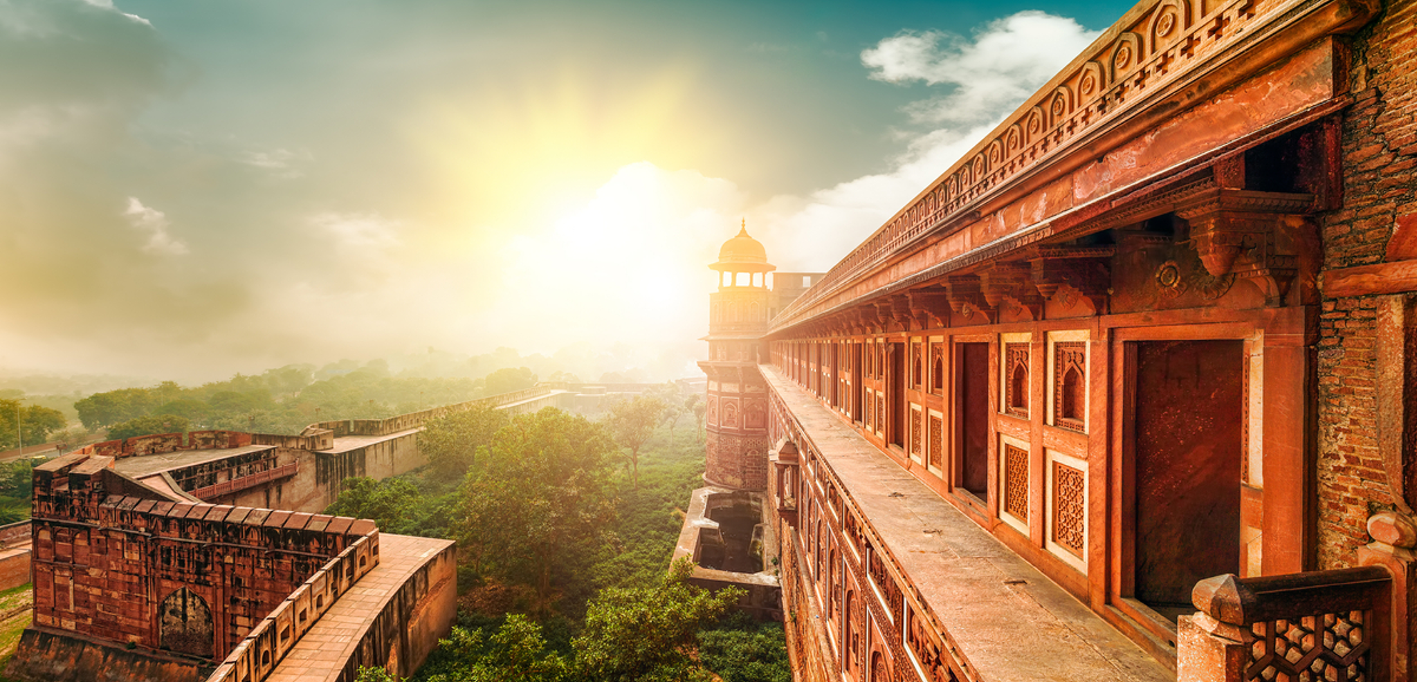 Le fort rouge d'Agra