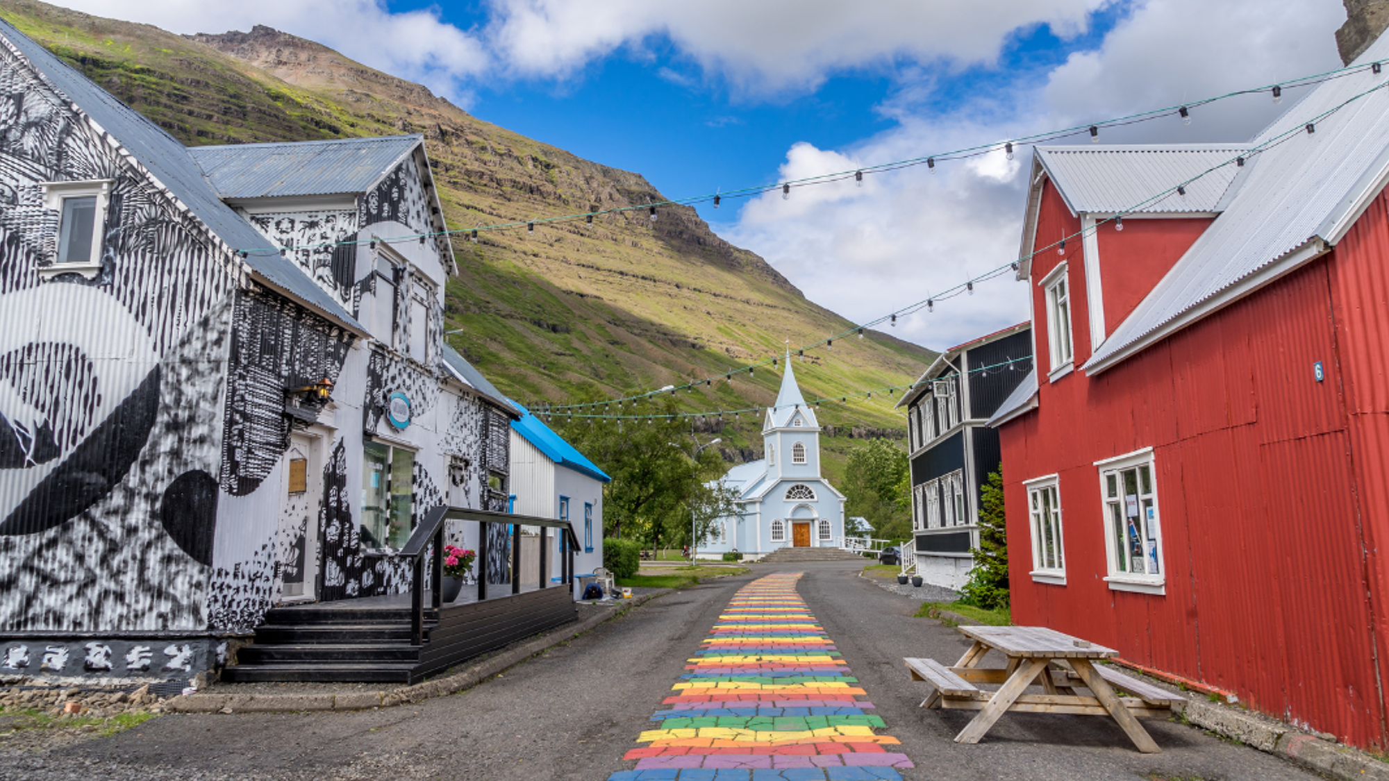 Village de Seyðisfjörður, Islande