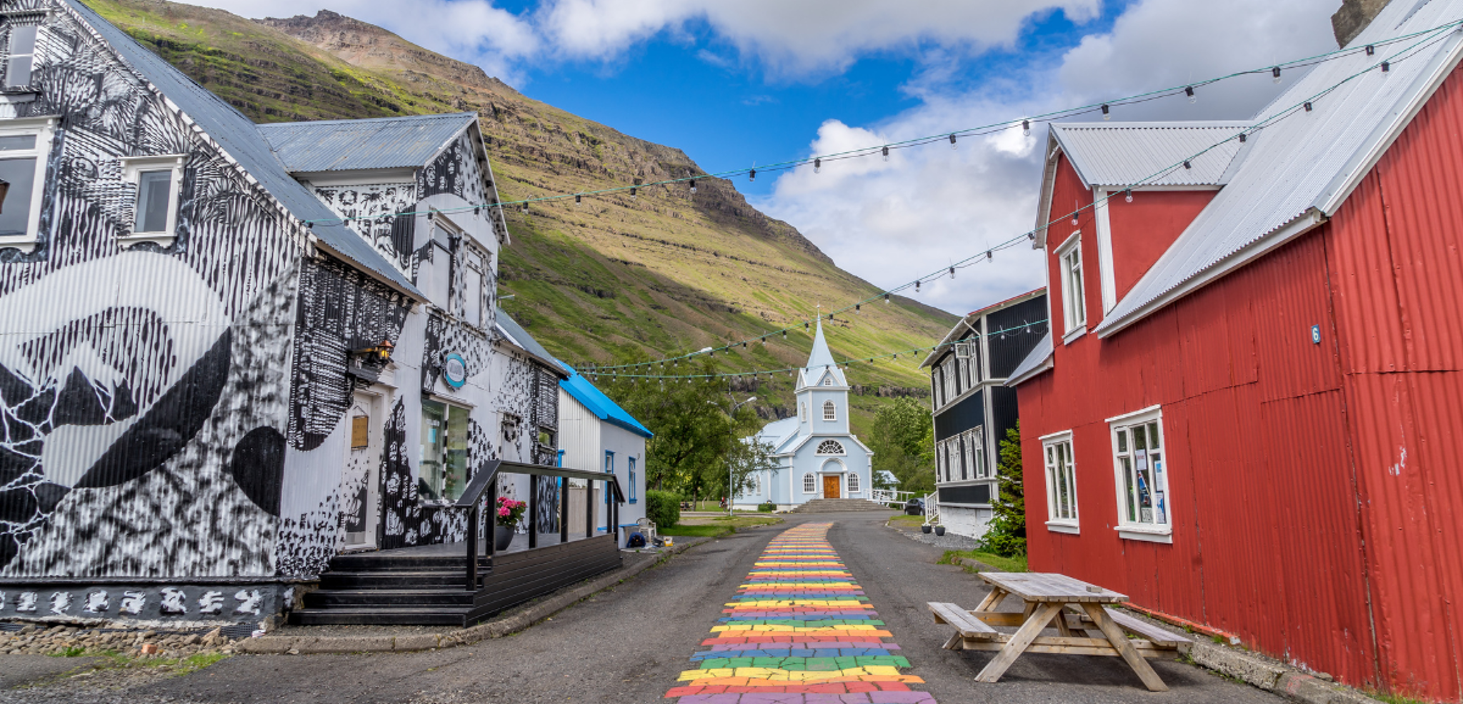 Village de Seyðisfjörður, Islande