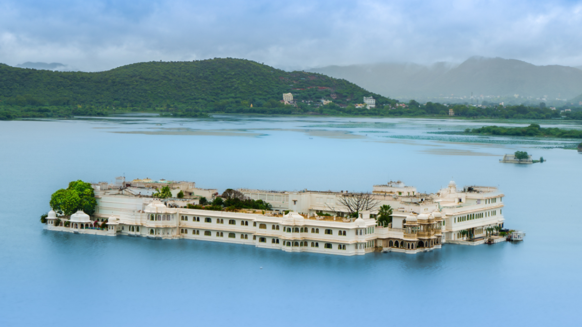 Le Taj Lake Palace qui semble flotter sur l'eau - jour 3