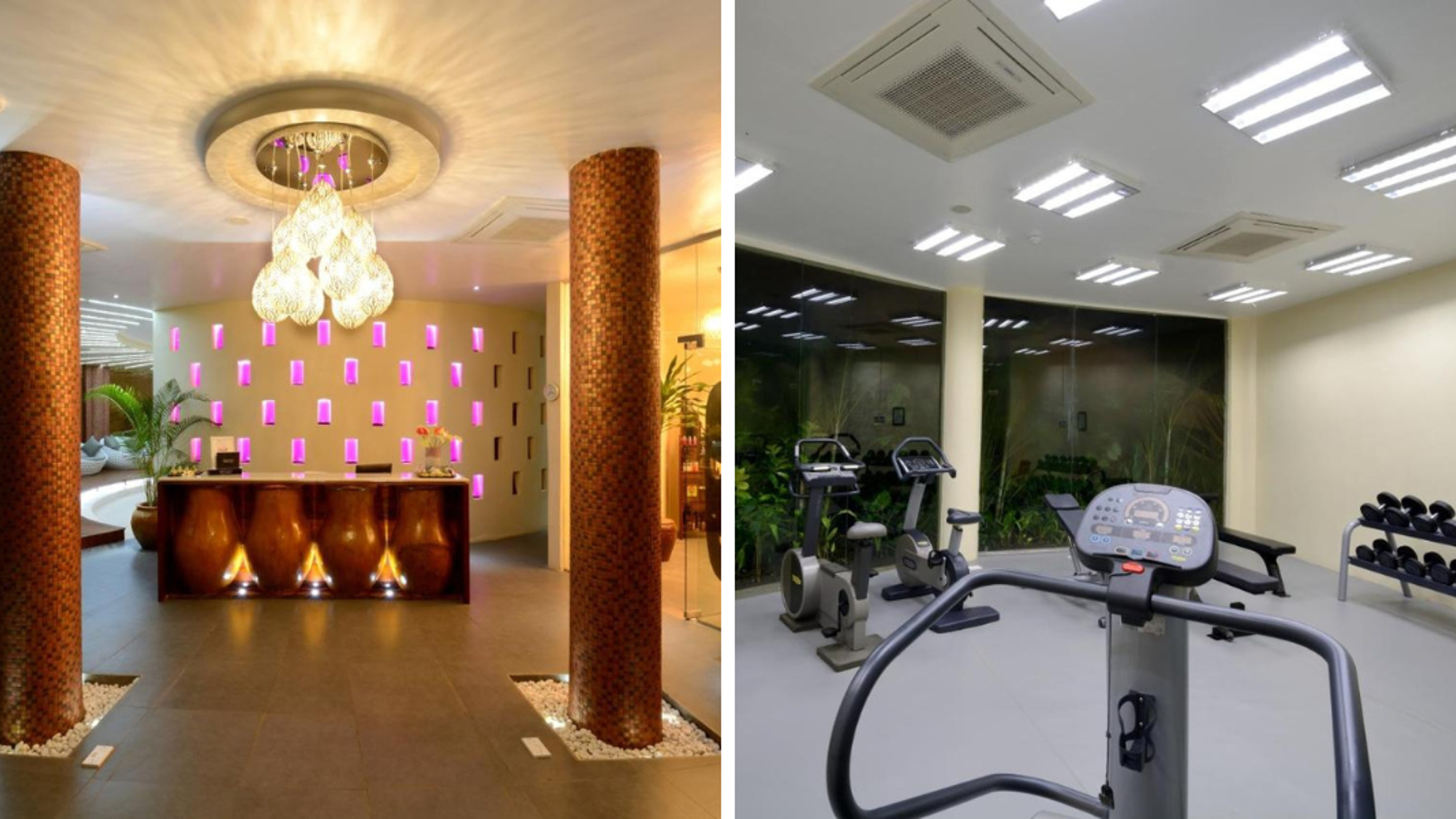 Avec spa et salle de sport