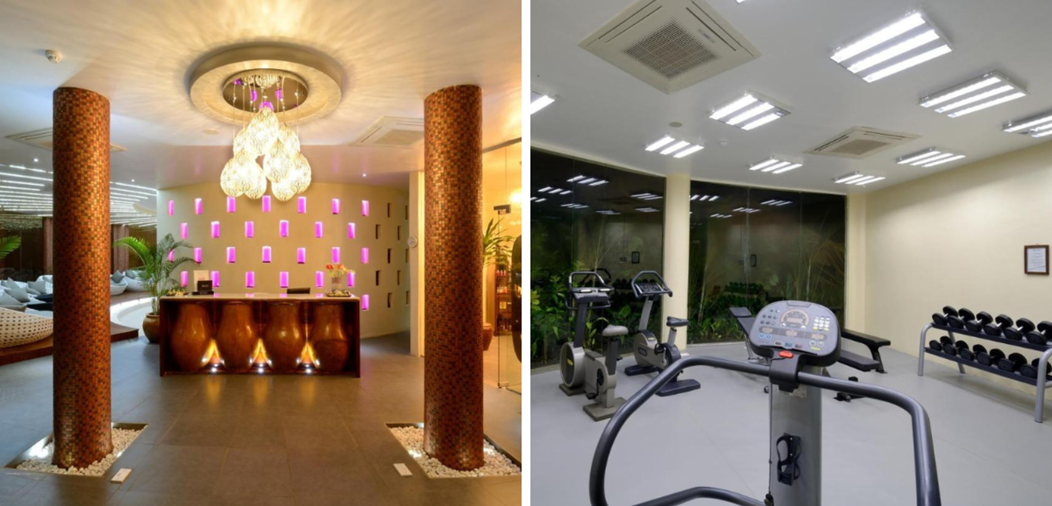 Avec spa et salle de sport