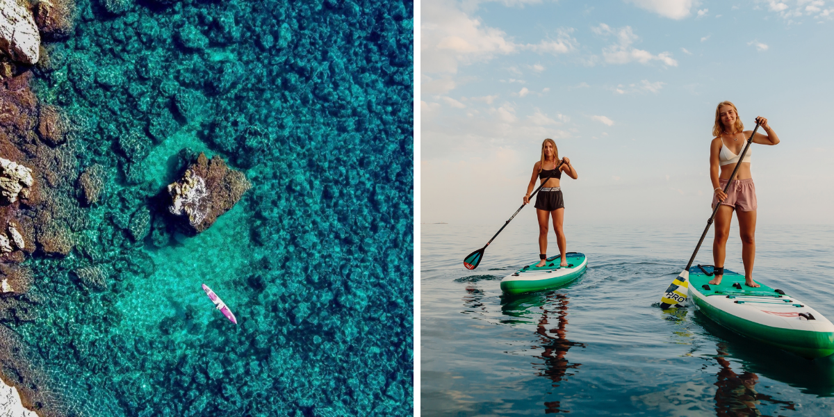 Avec session paddle et snorkeling