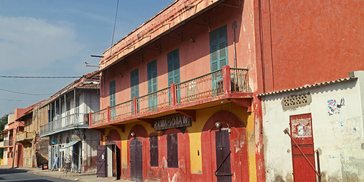 St Louis et ses maisons coloniales
