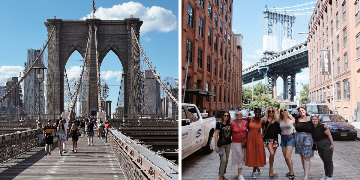 Le fameux pont de Brooklyn 