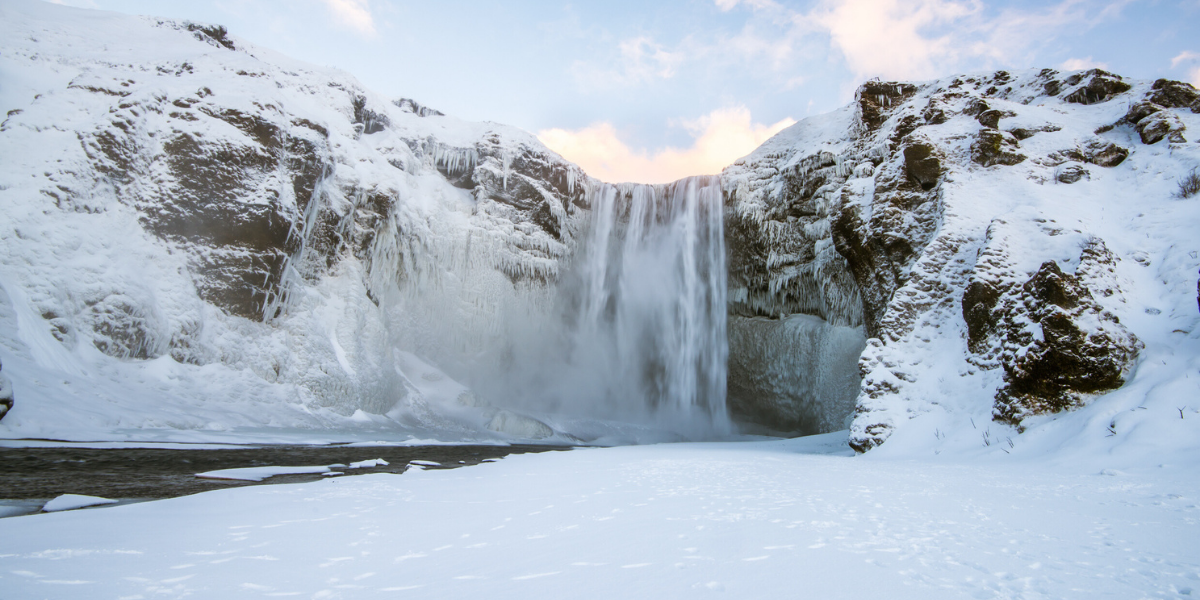 La cascade de Skogafoss, Islande