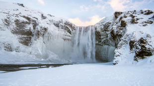 La cascade de Skogafoss, Islande