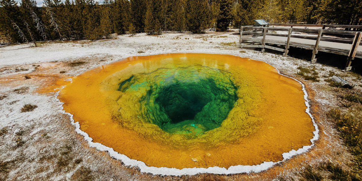 Les couleurs du Grand Prismatic Spring au Yellowstone - jour 9 