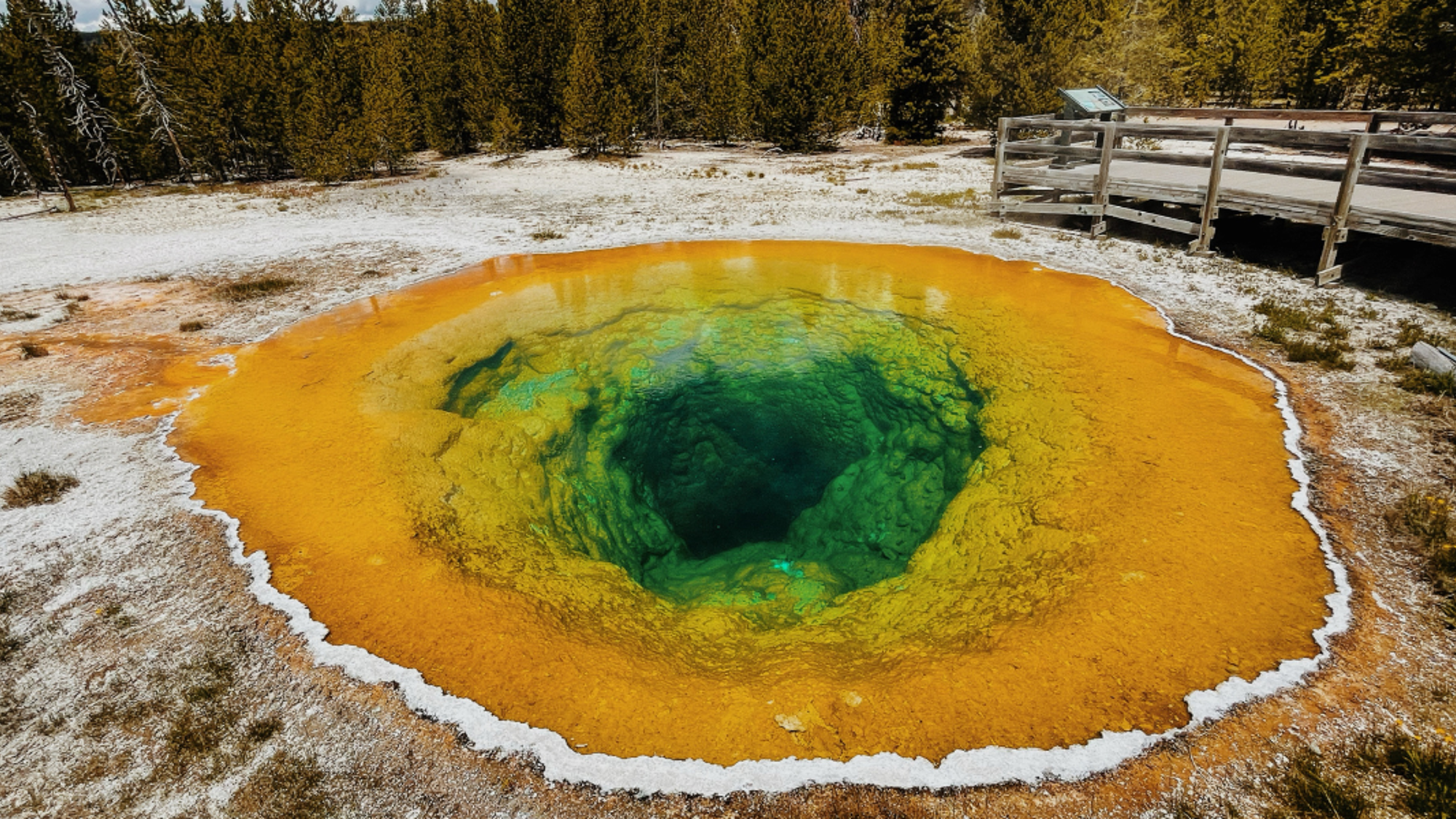 Les couleurs du Grand Prismatic Spring au Yellowstone - jour 9