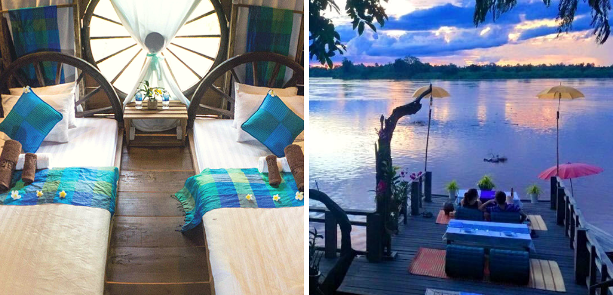 Votre hôtel à Stung Treng, le Mekong Bird Resort (ou similaire, sous réserve de disponibilités)