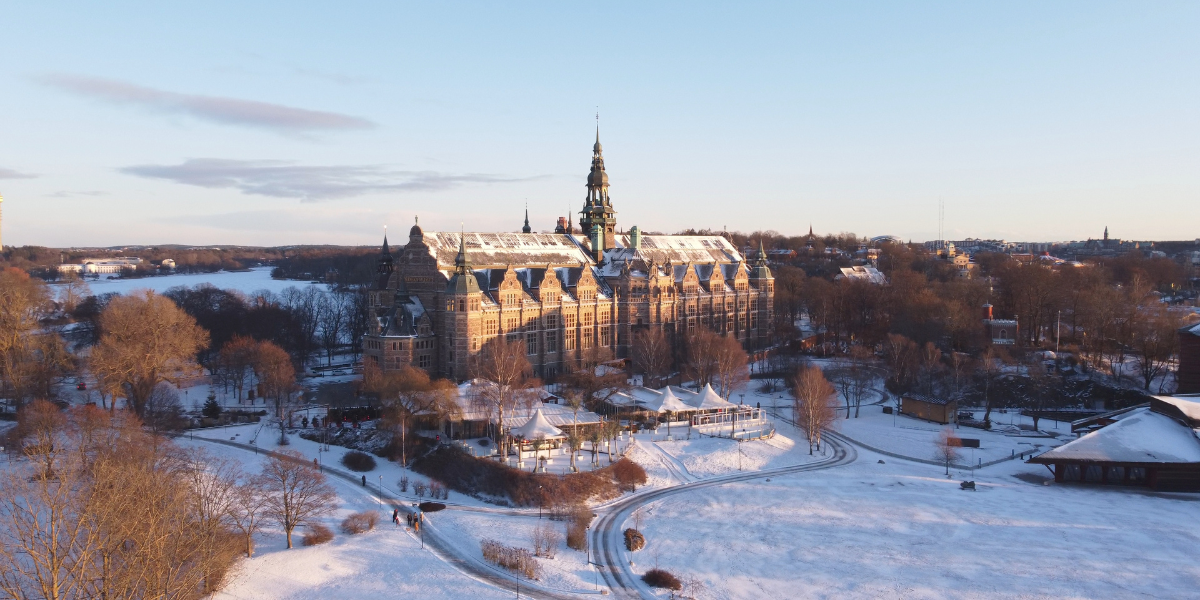 Le musée Nordiska, situé sur l'île de Djurgarden (non inclus)