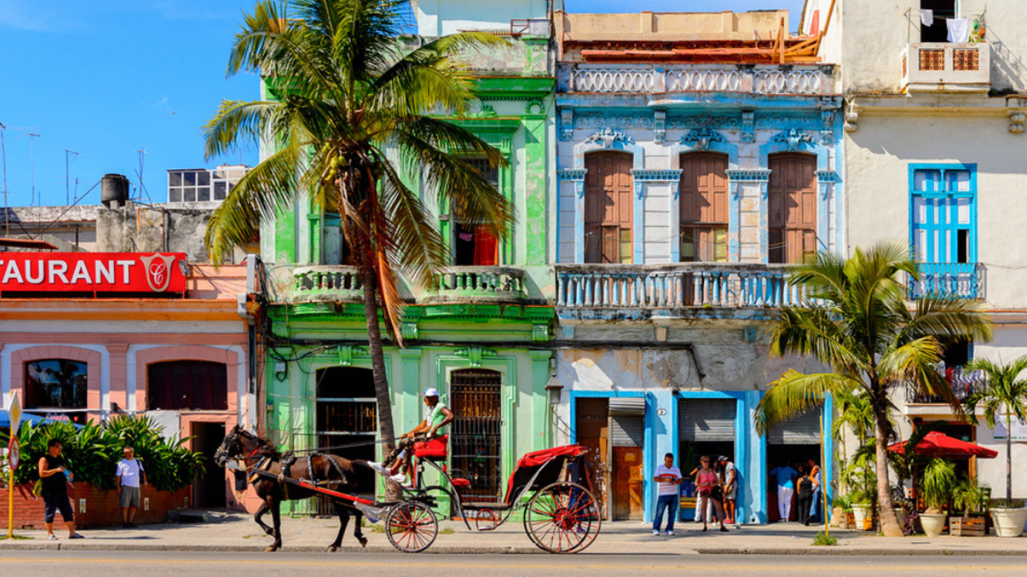 Pour découvrir la Havane et ses maisons colorées...