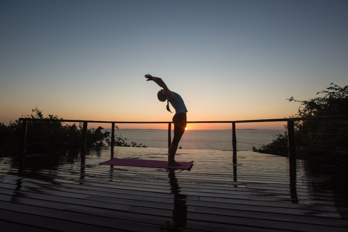 Cours de yoga gratuit possible chaque matin, ©BahiaMar 