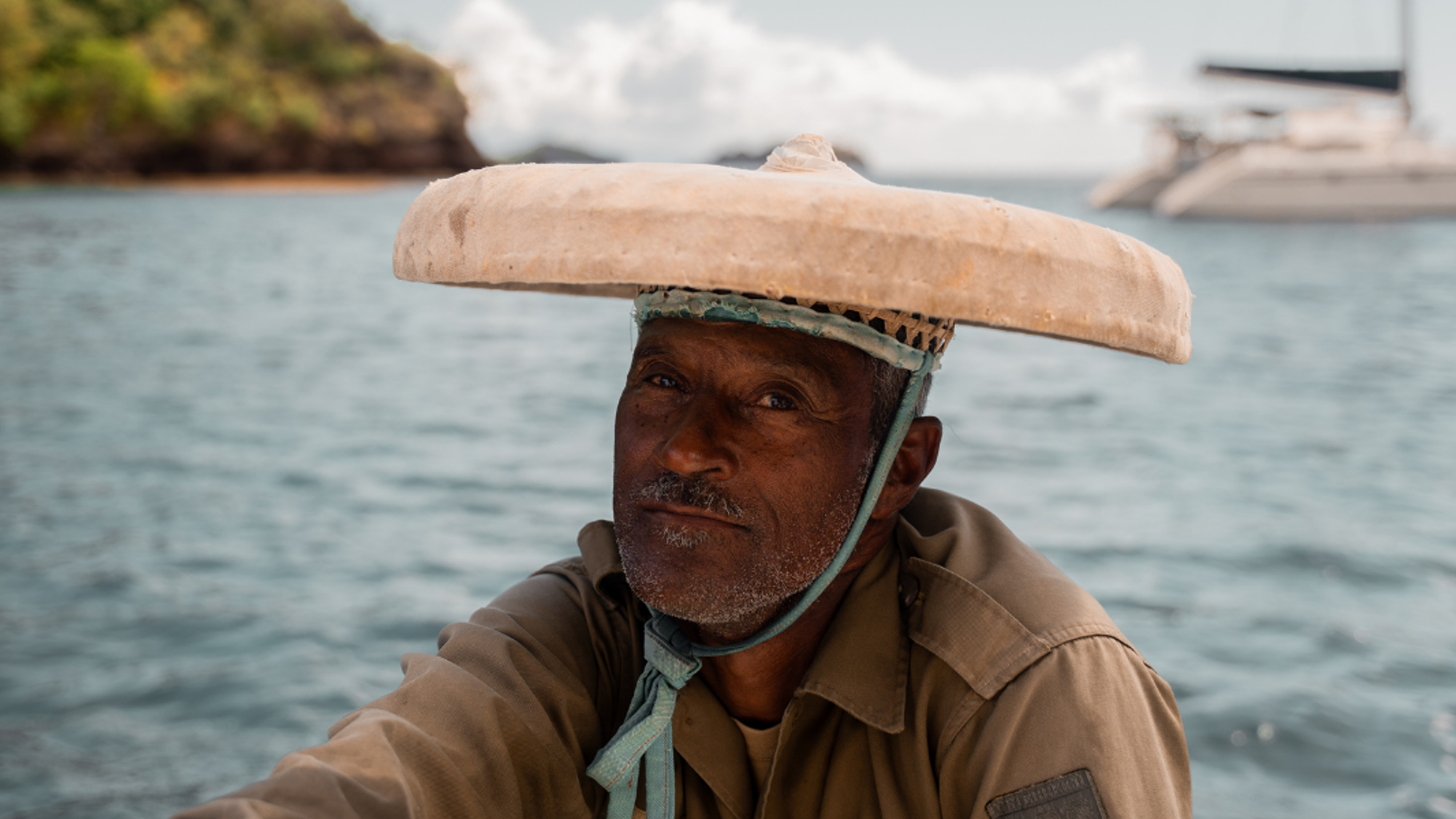 Pêcheur, Îlets Pigeon, Guadeloupe