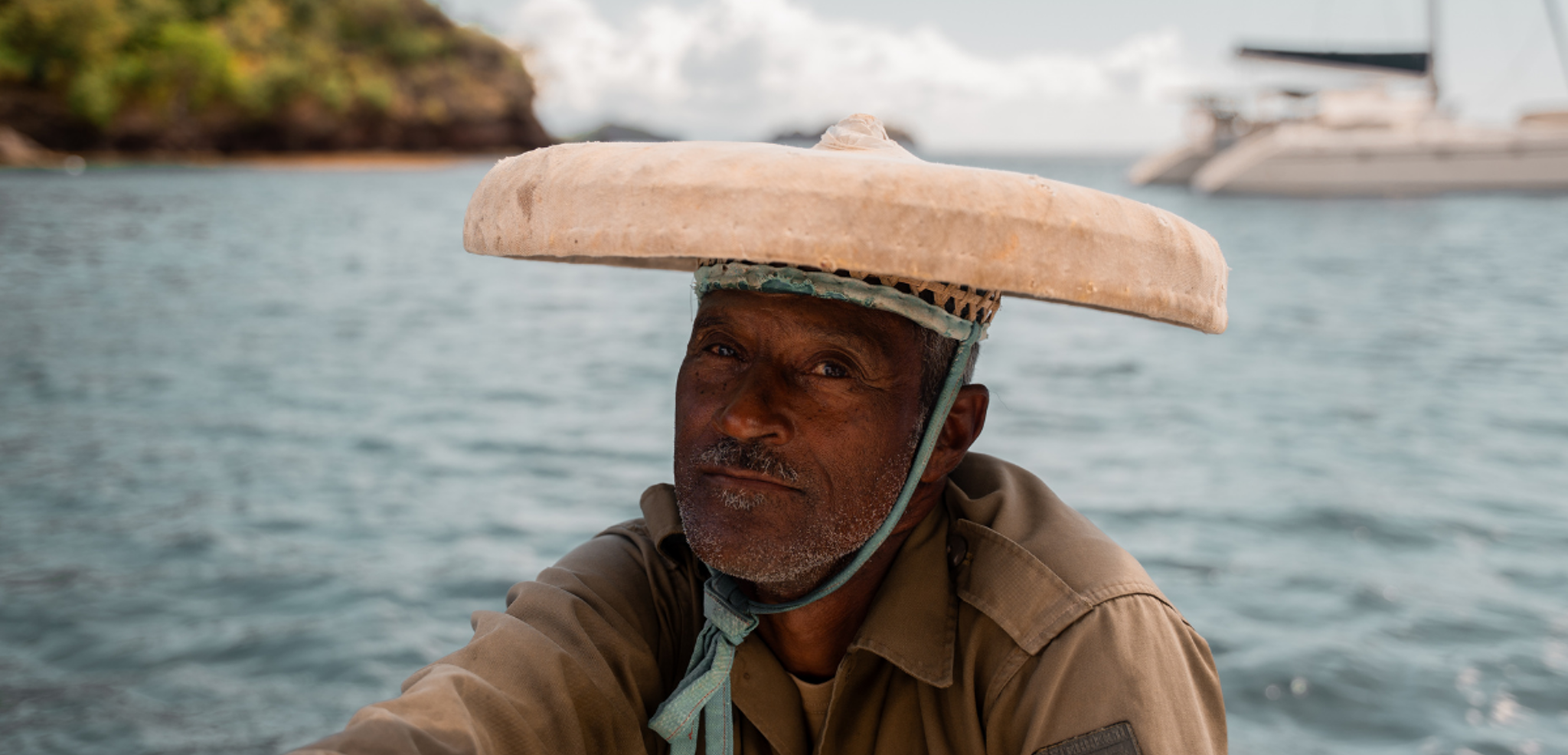 Pêcheur, Îlets Pigeon, Guadeloupe