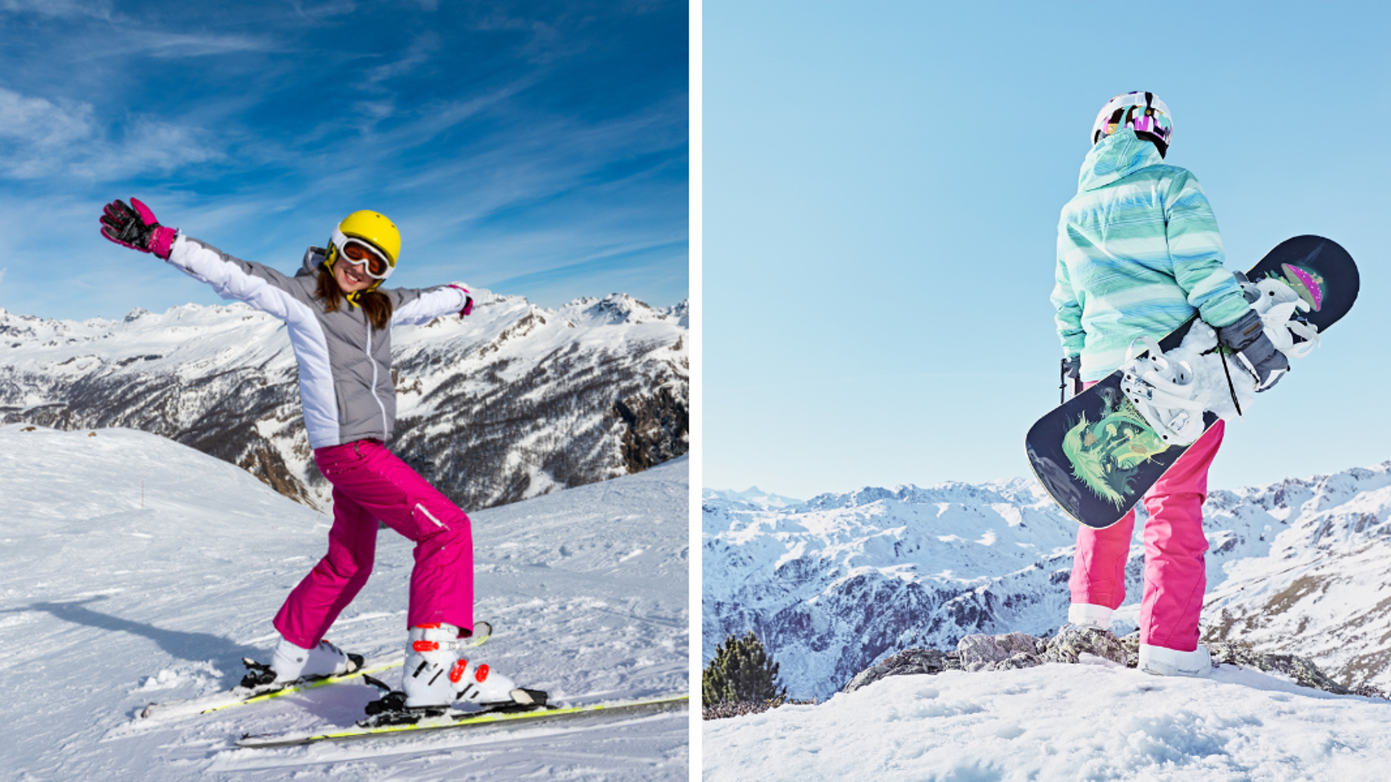 En ski ou en snow, arpentez les pistes du domaine Evasion Mont-Blanc !