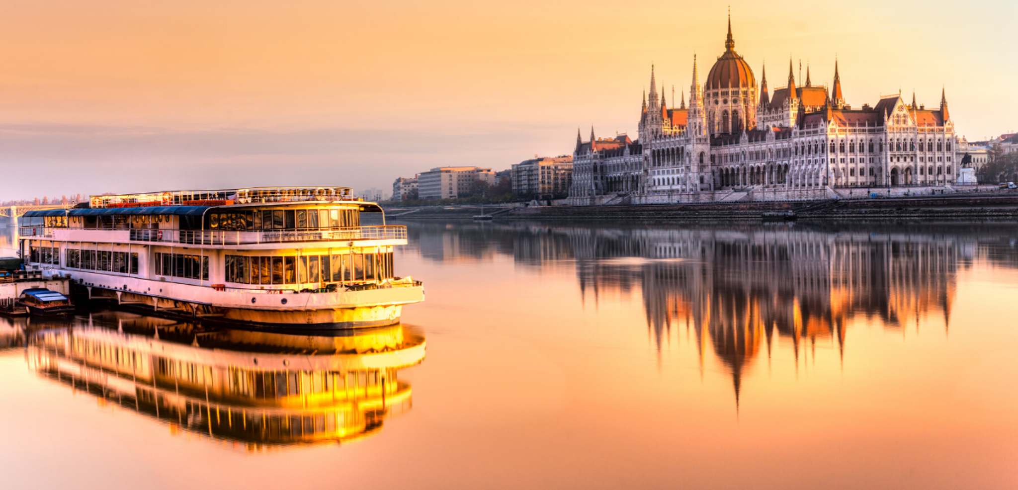 Budapest à la nuit tombée