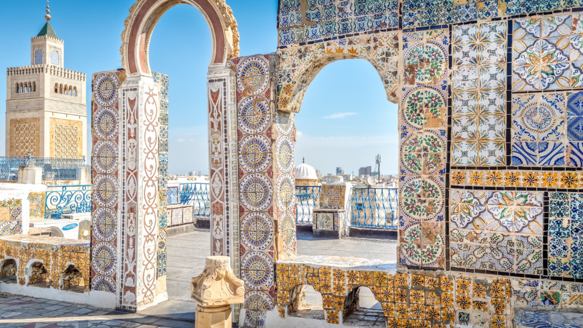 La vue de Tunis depuis les toits sur votre temps libre, jour 2