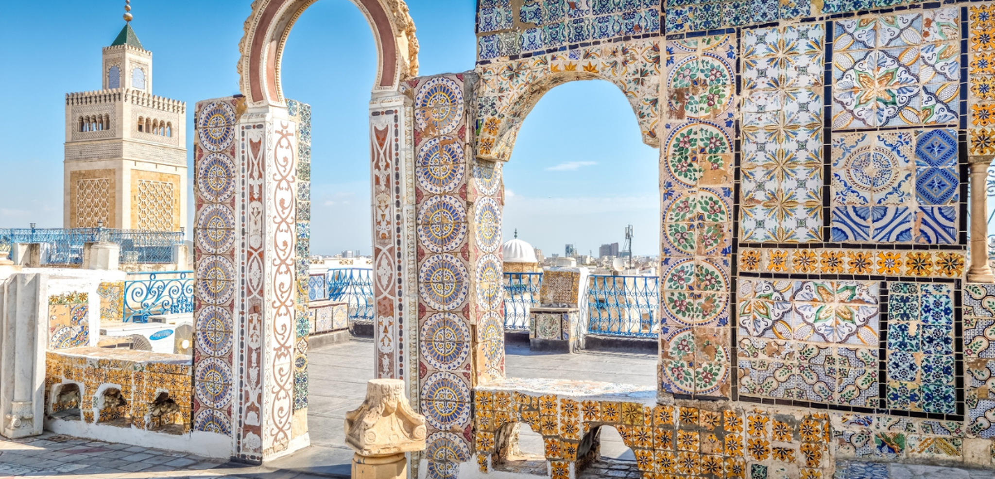 La vue de Tunis depuis les toits sur votre temps libre, jour 2