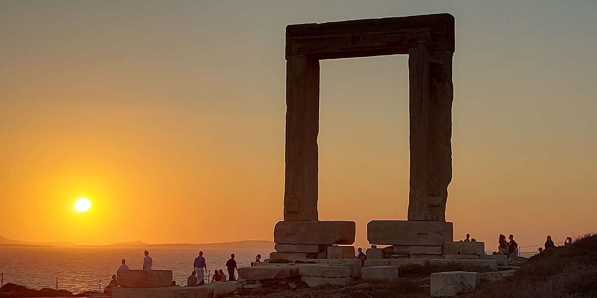 Naxos et ses couchers de soleil sur la Portara - jour 2 