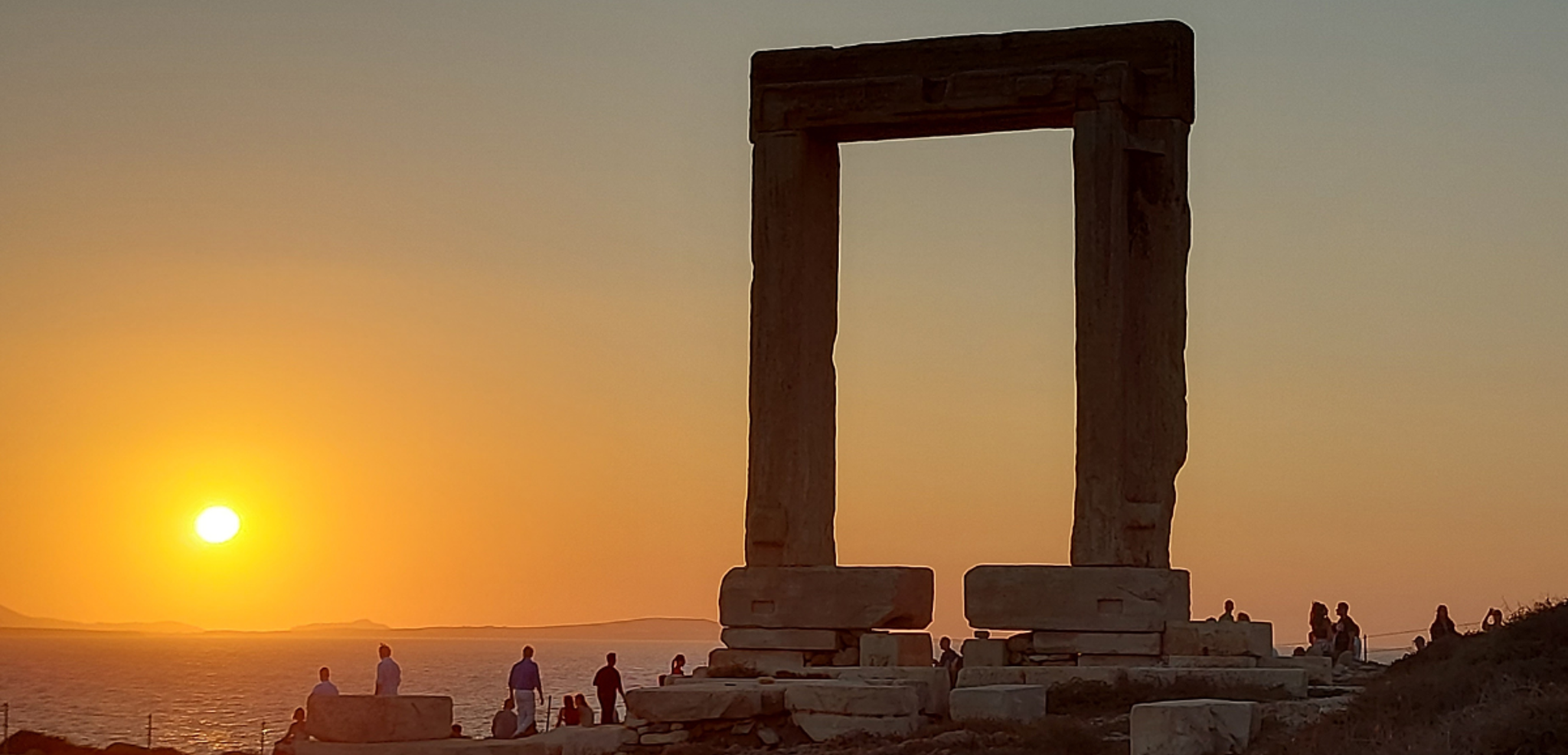 Naxos et ses couchers de soleil sur la Portara - jour 2