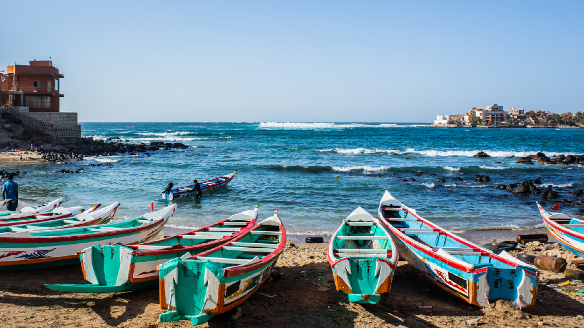 Pirogues à Ngor Dakar