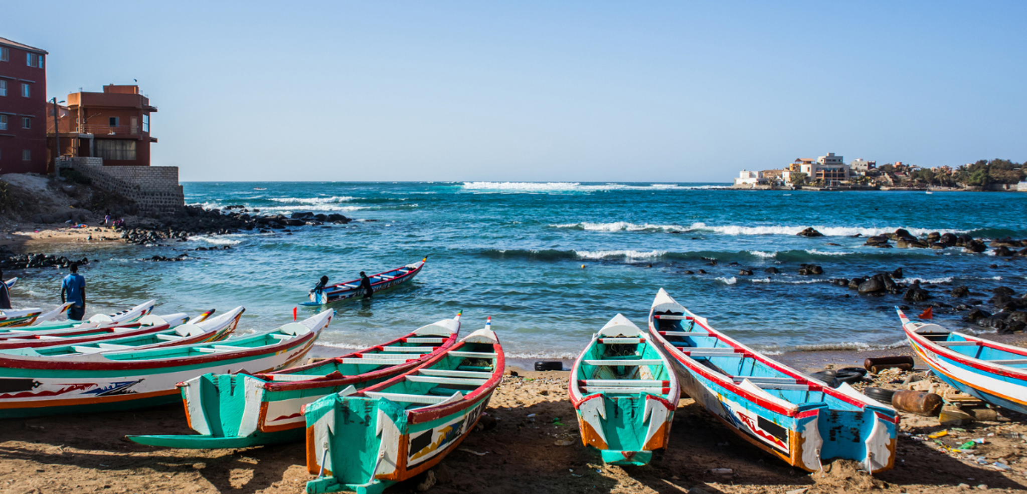 Pirogues à Ngor Dakar